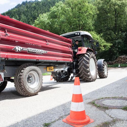 Traktor fahren