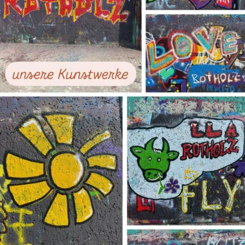 Kunstwerke der Schülerinnen