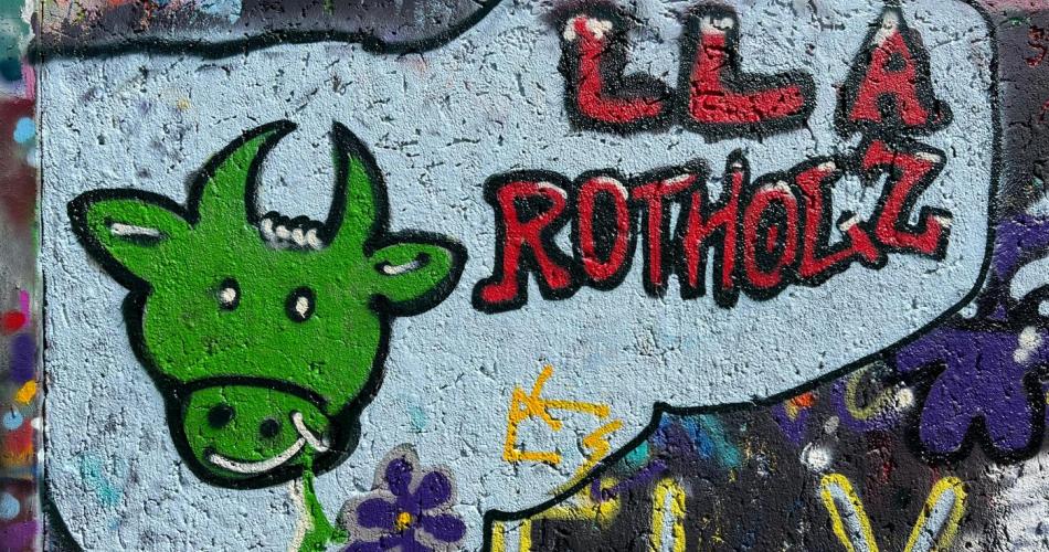 Graffiti LLA Rotholz