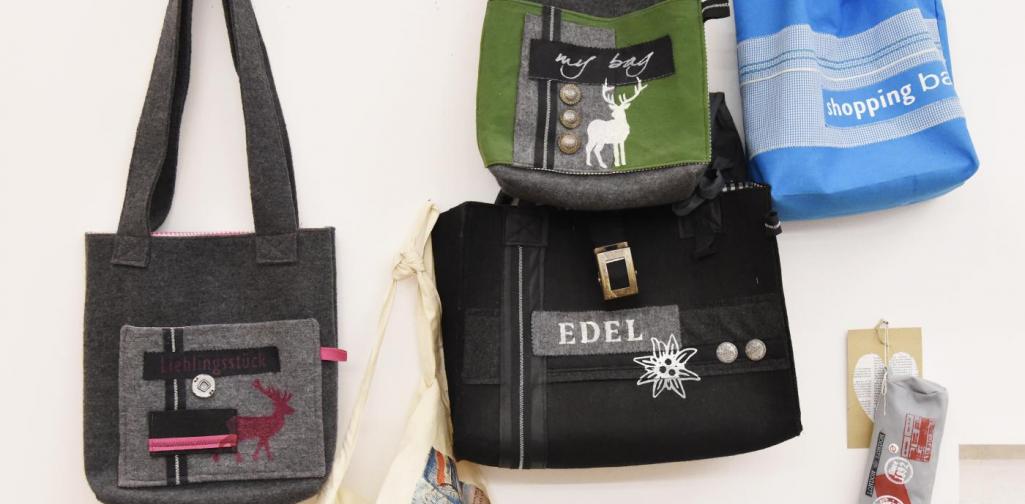 selbstgenähte Taschen